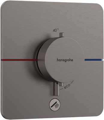 Змішувач для душа Hansgrohe ShowerSelect Comfort Q 15589340 скрытого монтажа с термостатом (чёрный матовый хром) 694257 фото