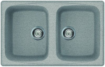 Гранітна мийка Elleci Master 350 Granitek (grigio 55) 148708 фото