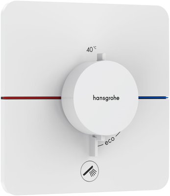 Змішувач для душа Hansgrohe ShowerSelect Comfort Q 15589700 скрытого монтажа с термостатом (белый матовый) 694259 фото