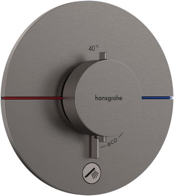 Змішувач для душа Hansgrohe ShowerSelect Comfort S 15562340 скрытого монтажа с термостатом (матовый чёрный хром) 694197 фото
