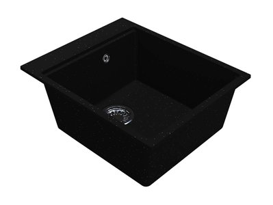 Гранітна мийка Miraggio Lagoon 420 (0002217) black/чорна 685688 фото