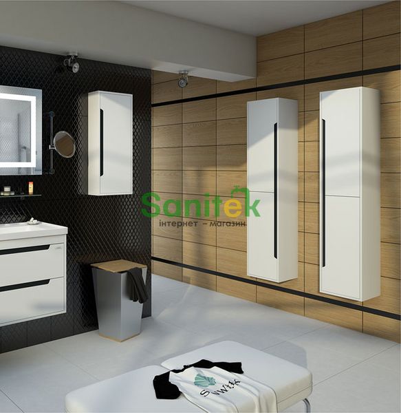 Пенал для ванної кімнати Sanwerk Greta Air MV0000322 (білий) правий 153575 фото