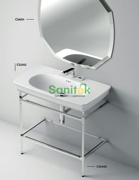 Дзеркало для ванної кімнати ArtCeram Civitas 90 см CIA011 221820 фото