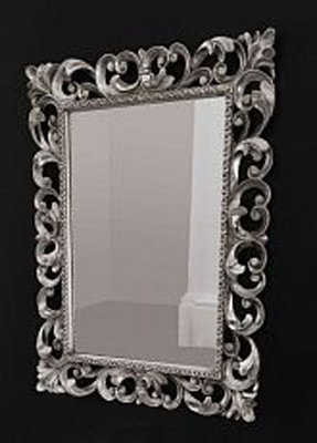 Дзеркало для ванної кімнати ArtCeram Barocca 73х93 см ACS001 51 (античне срібло) 221823 фото