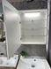 Дзеркало для ванної кімнати Fancy Marble (Буль-Буль) MC-Santorini 600 (біле) 128813 фото 9