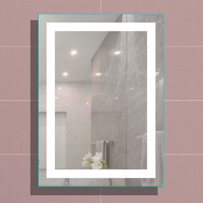 Зеркало для ванной комнаты Nautilus Double 80 (DOUBLE 1000х800Mr-U) с LED подсветкой 829462 фото
