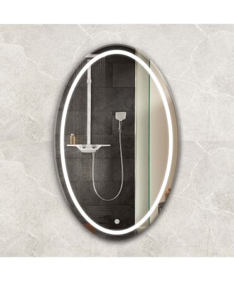 Дзеркало для ванної кімнати Мойдодир Magda 100х75/75х100 S (00-0006336) з LED-підсвічуванням із сенсором 519414 фото
