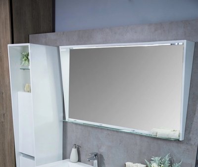 Дзеркало для ванної кімнати Fancy Marble (Буль-Буль) MC-Cyprus 850 (біле) 131664 фото