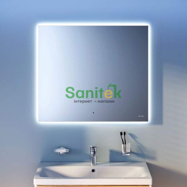 Дзеркало для ванної кімнати AM.PM X-Joy 80 см M85MOX10801WG38 з LED-підсвічуванням та ІЧ-сенсором 870434 фото