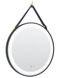 Дзеркало для ванної кімнати Volle 60 (16-25-600B) з підсвічуванням сенсорне включення та підігрівом (чорний) 494249 фото 1