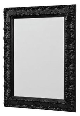 Дзеркало для ванної кімнати ArtCeram Italiana 70х90 см ACS002 03 чорний 221826 фото