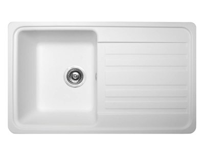 Гранітна мийка Miraggio Versal (0000063) white/біла 502504 фото
