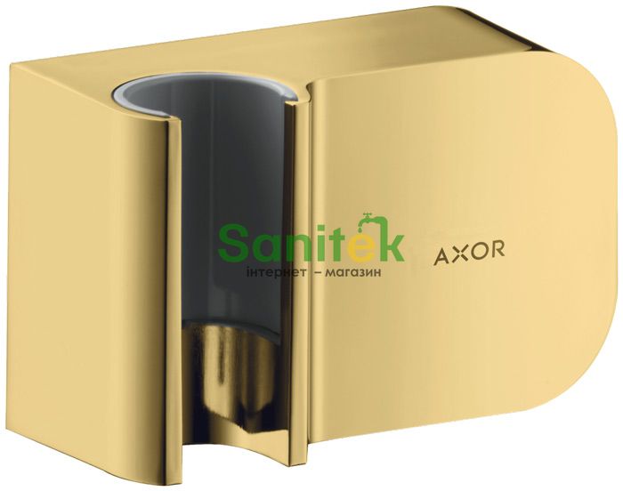 Підключення для душового шлангу Axor One 45723990 із тримачем (золото) 377299 фото