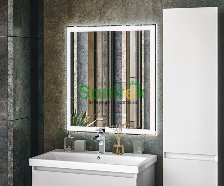 Зеркало для ванной комнаты Аква Родос Diamant 80 см (АР000036293) с подсветкой 514528 фото