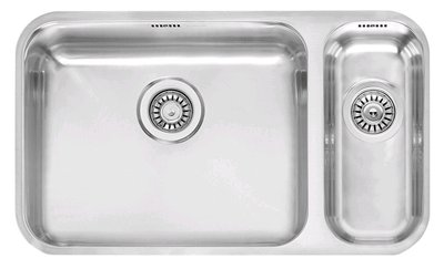 Кухонна мийка Reginox IB 50x50+18x50 U (полірована) ліва 271001 фото