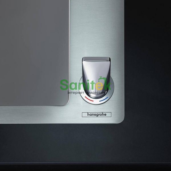 Кухонная мойка Hansgrohe C71-F450-12 (43230000) + Смеситель для кухни Hansgrohe Metris Select M71 73818000 с душем 304988 фото