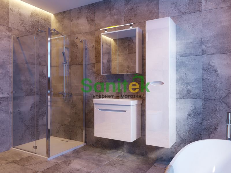 Дзеркало для ванної кімнати Ювента Livorno LvrMC-80 (біле) 327188 фото