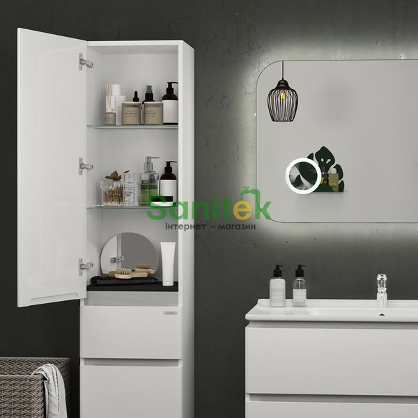 Пенал для ванної кімнати Sanwerk Amata MV0000785 (білий) правий 271488 фото