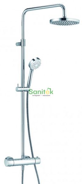 Душова система Kludi Logo Dual Shower System 6809505-00 з термостатом (хром) 142514 фото