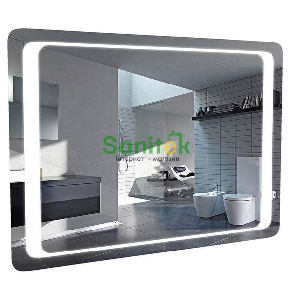 Дзеркало для ванної кімнати Аква Родос Омега 100 (АР000001225) з підсвічуванням 137428 фото